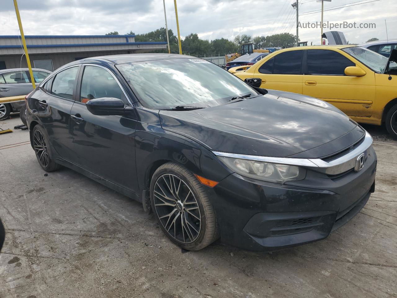 2016 Honda Civic Lx Черный vin: 19XFC2F54GE016607