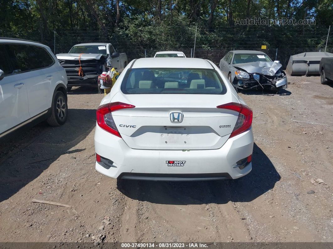 2016 Honda Civic Lx Белый vin: 19XFC2F54GE035352