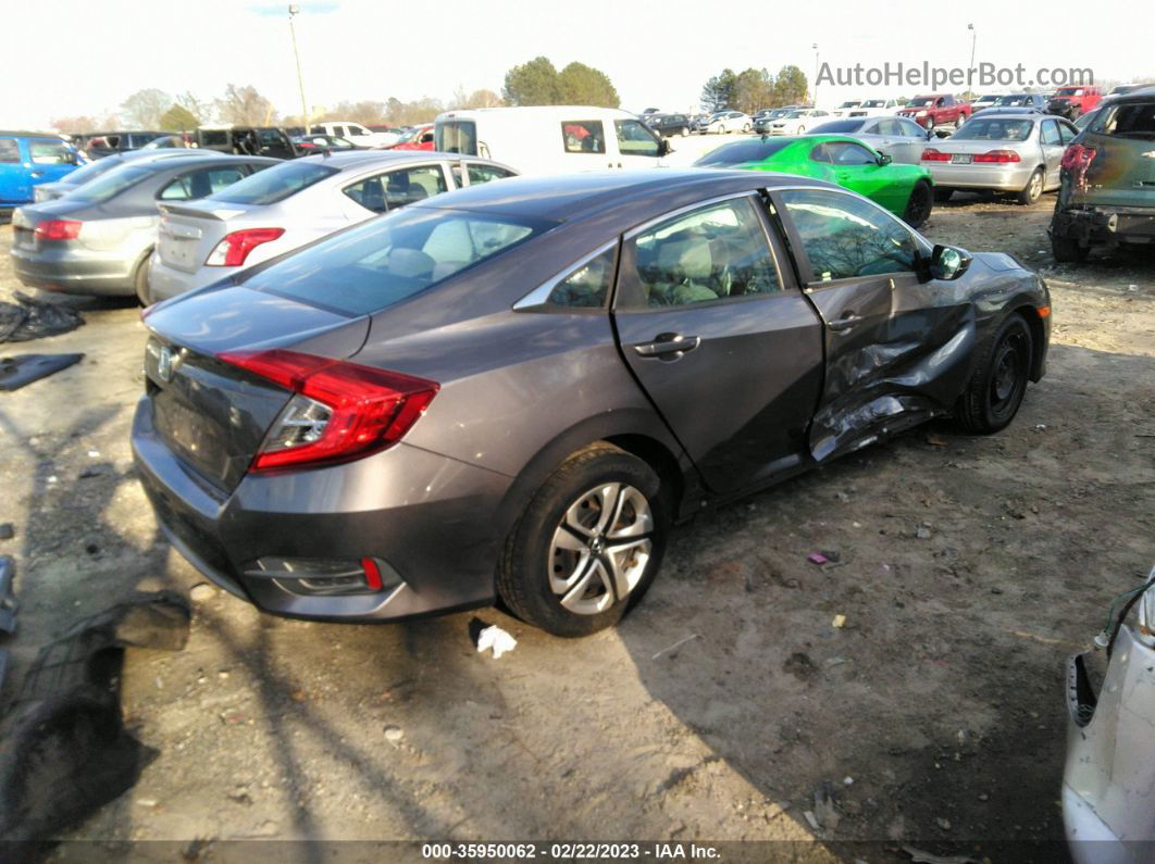 2016 Honda Civic Lx Gray vin: 19XFC2F54GE046139