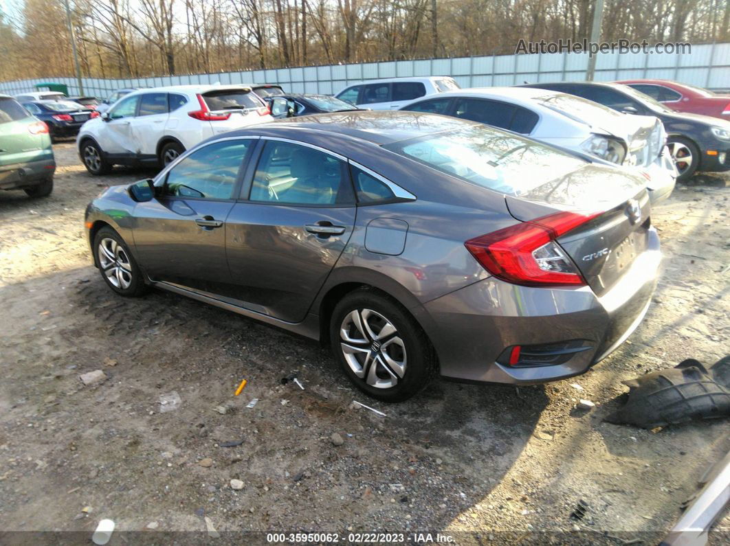 2016 Honda Civic Lx Gray vin: 19XFC2F54GE046139