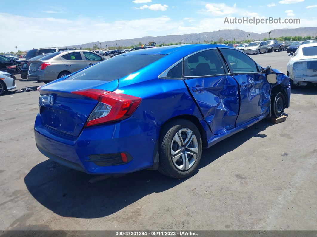 2016 Honda Civic Sedan Lx Синий vin: 19XFC2F54GE086172