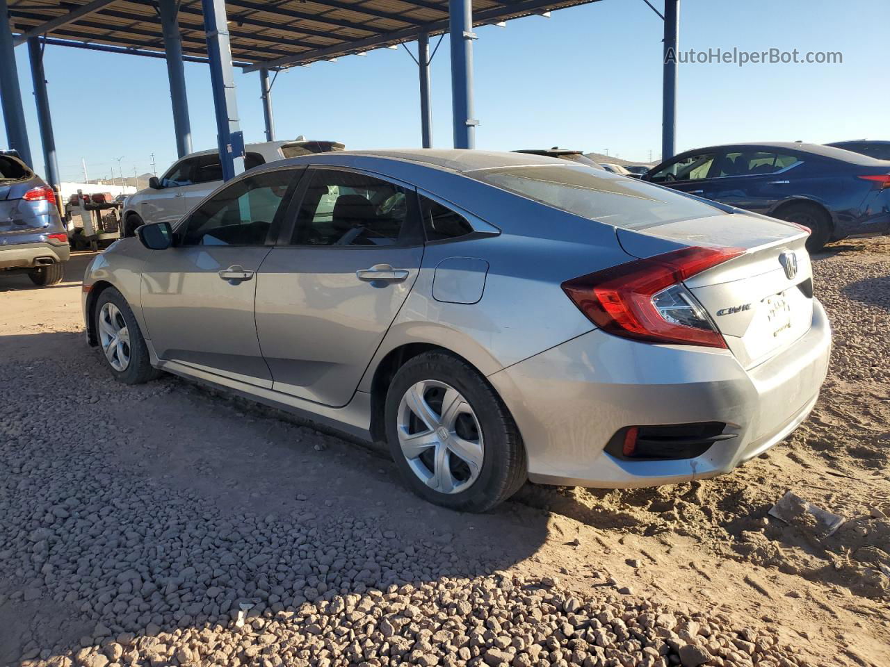 2016 Honda Civic Lx Silver vin: 19XFC2F54GE089427
