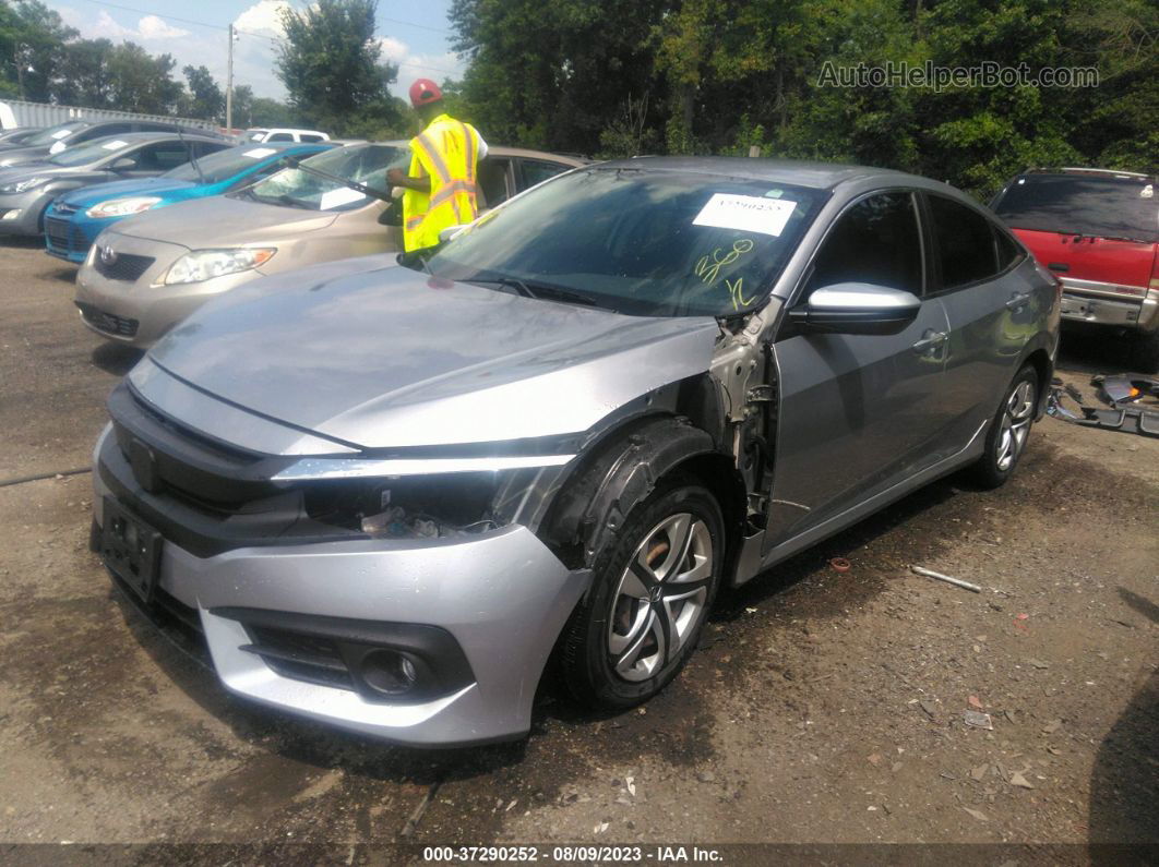 2016 Honda Civic Lx Silver vin: 19XFC2F54GE205435