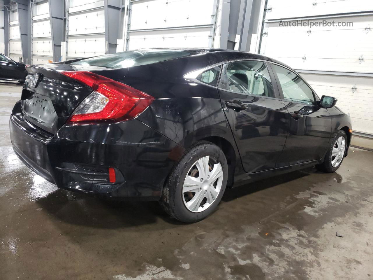 2017 Honda Civic Lx Black vin: 19XFC2F54HE007214