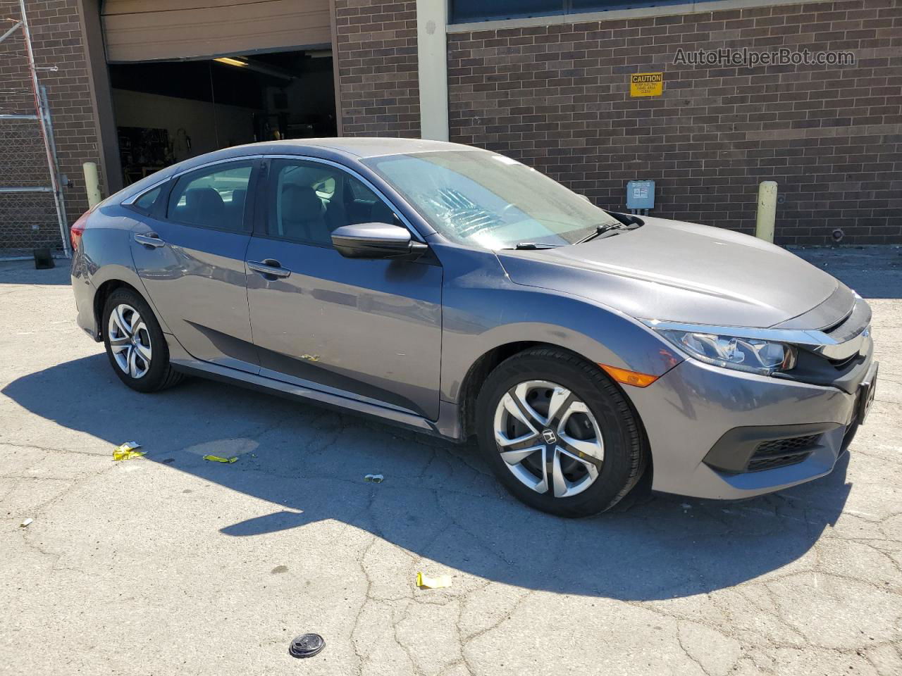 2017 Honda Civic Lx Charcoal vin: 19XFC2F54HE007388