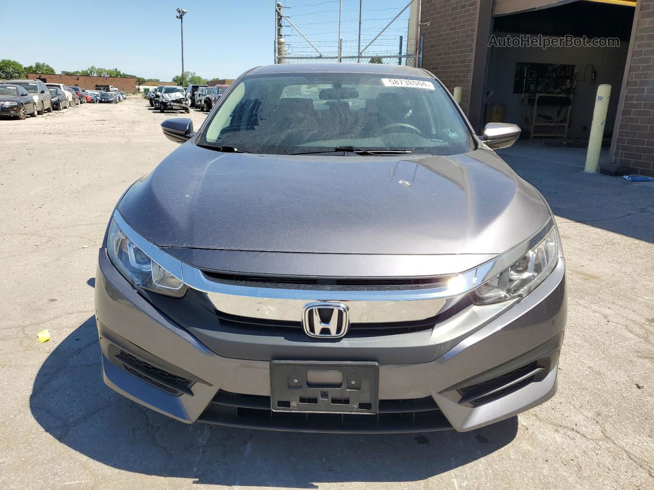 2017 Honda Civic Lx Charcoal vin: 19XFC2F54HE007388