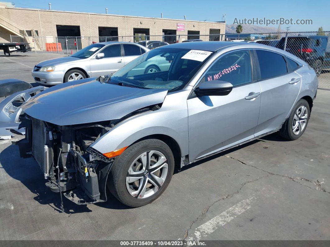 2017 Honda Civic Sedan Lx Silver vin: 19XFC2F54HE022280