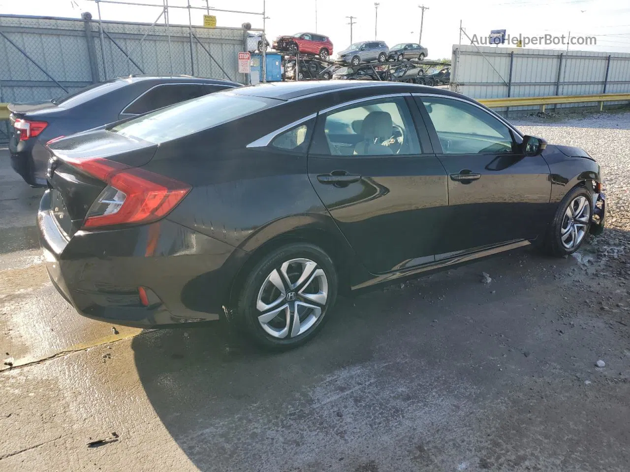 2017 Honda Civic Lx Black vin: 19XFC2F54HE028628