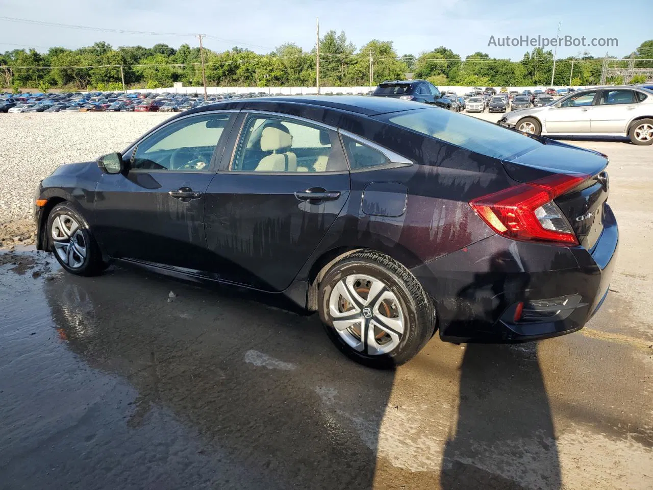 2017 Honda Civic Lx Black vin: 19XFC2F54HE028628