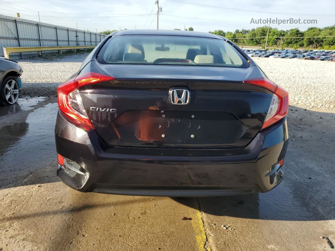 2017 Honda Civic Lx Black vin: 19XFC2F54HE028628