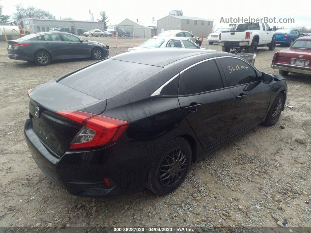 2017 Honda Civic Lx Black vin: 19XFC2F54HE036678