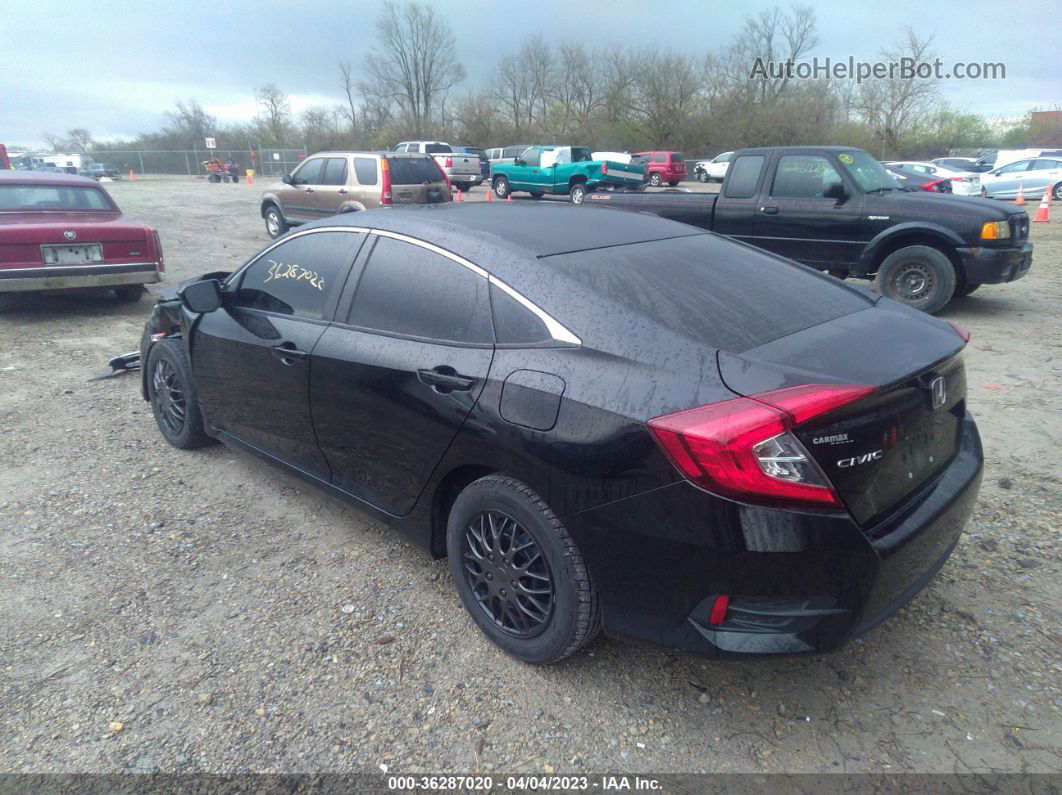 2017 Honda Civic Lx Black vin: 19XFC2F54HE036678