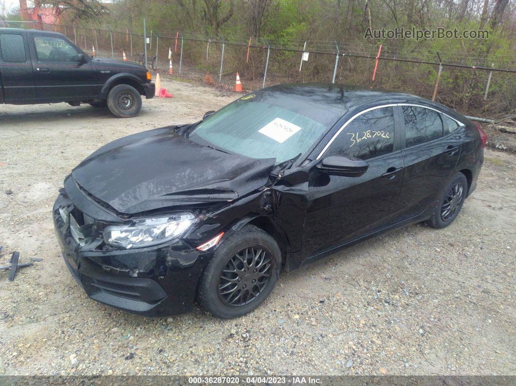 2017 Honda Civic Lx Black vin: 19XFC2F54HE036678