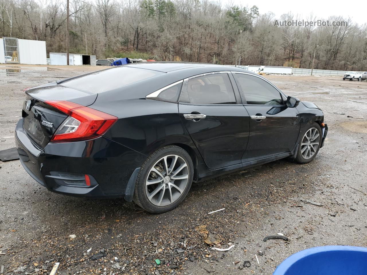 2016 Honda Civic Lx Black vin: 19XFC2F55GE004546