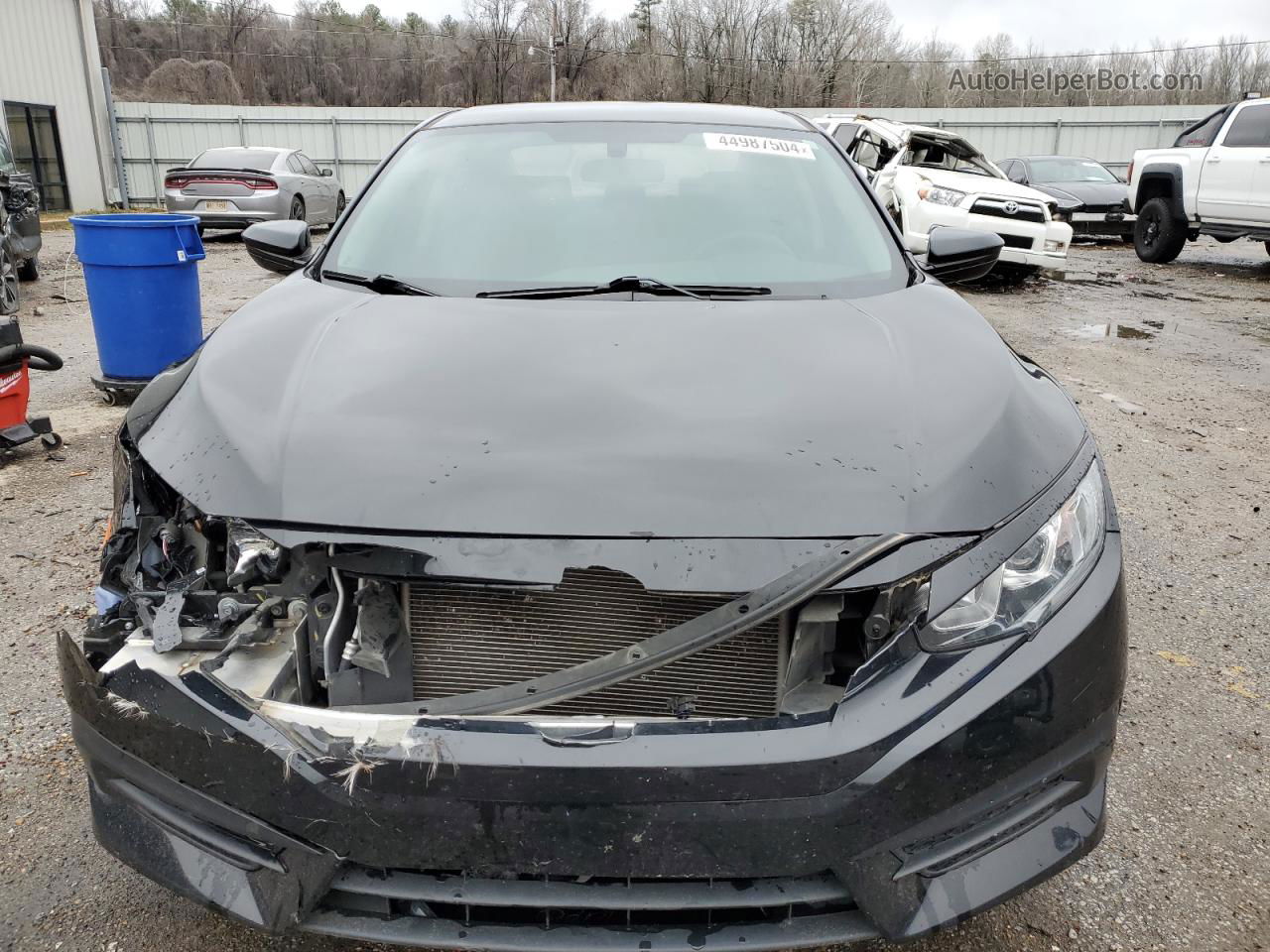 2016 Honda Civic Lx Black vin: 19XFC2F55GE004546