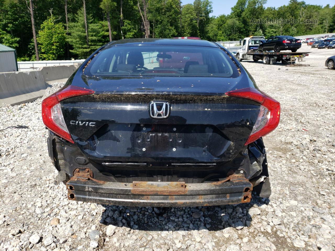 2016 Honda Civic Lx Черный vin: 19XFC2F55GE020861