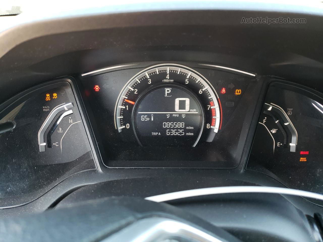 2016 Honda Civic Lx Черный vin: 19XFC2F55GE020861