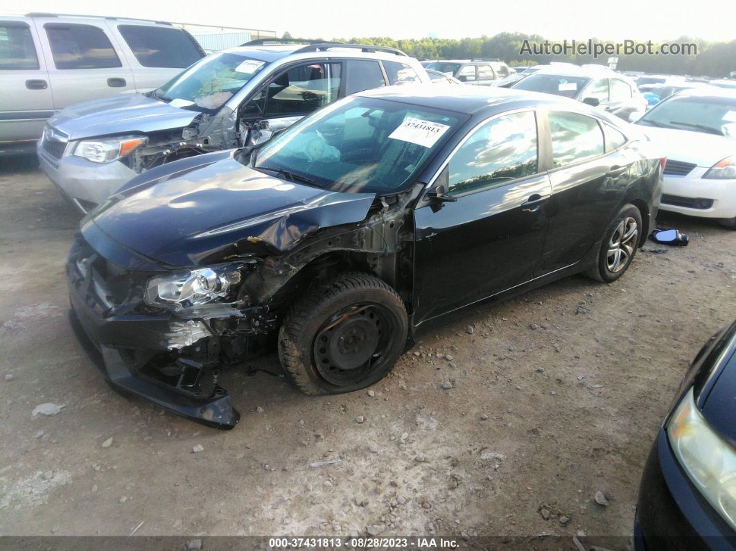 2016 Honda Civic Sedan Lx Black vin: 19XFC2F55GE051446