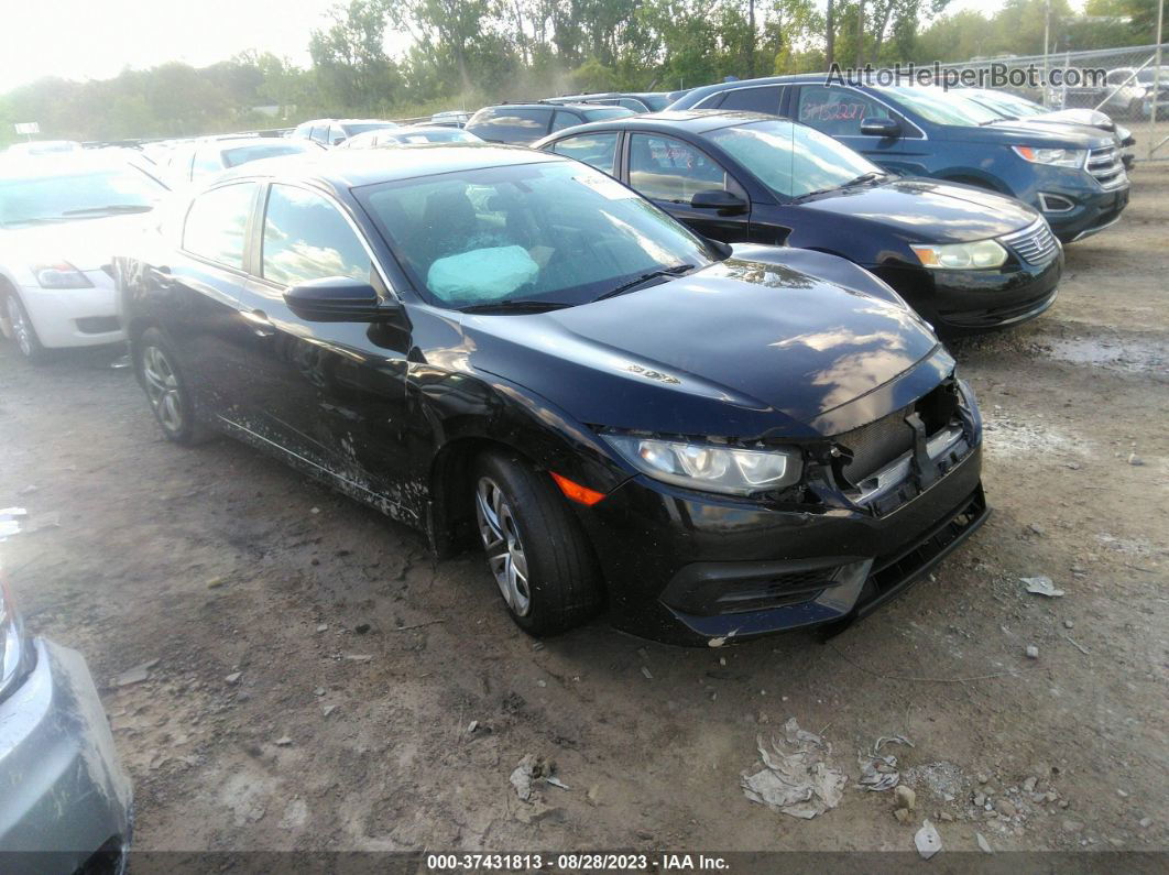 2016 Honda Civic Sedan Lx Black vin: 19XFC2F55GE051446