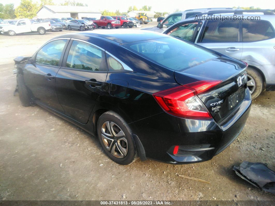 2016 Honda Civic Sedan Lx Black vin: 19XFC2F55GE051446