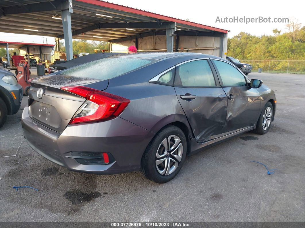 2016 Honda Civic Sedan Lx Gray vin: 19XFC2F55GE095723