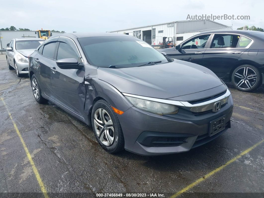 2016 Honda Civic Sedan Lx Gray vin: 19XFC2F55GE209610