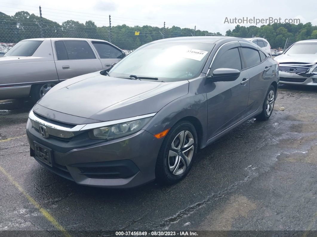 2016 Honda Civic Sedan Lx Gray vin: 19XFC2F55GE209610