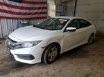 2016 Honda Civic Lx White vin: 19XFC2F55GE239920