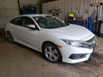 2016 Honda Civic Lx White vin: 19XFC2F55GE239920