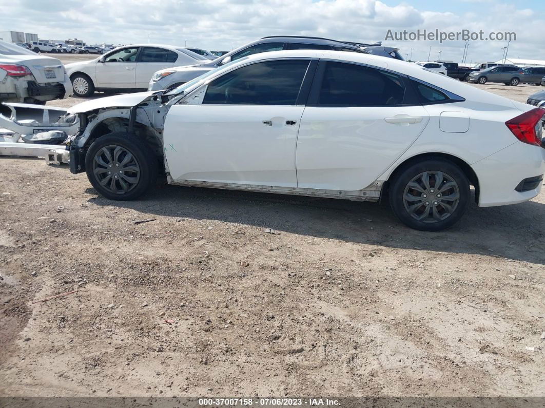 2017 Honda Civic Sedan Lx White vin: 19XFC2F55HE010266