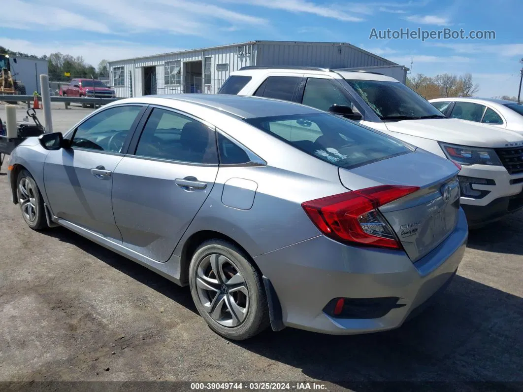 2017 Honda Civic Lx Silver vin: 19XFC2F55HE013751