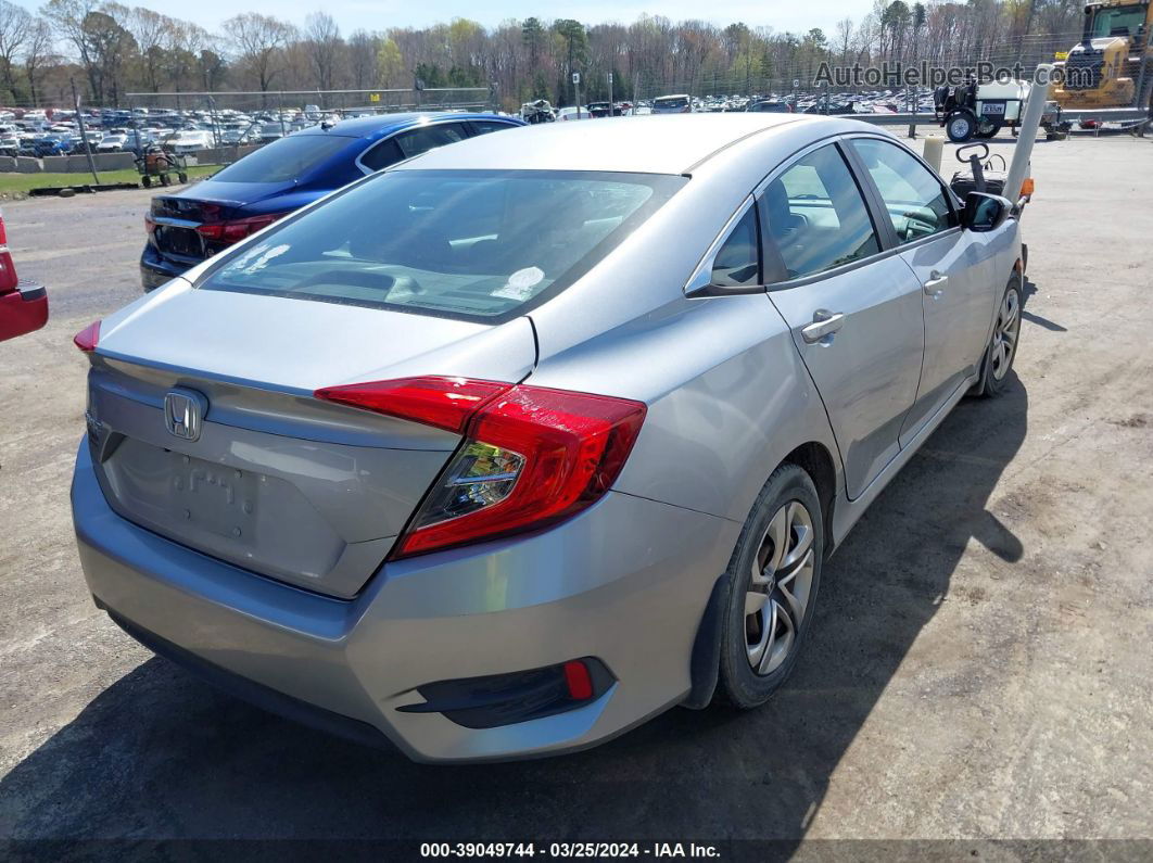 2017 Honda Civic Lx Silver vin: 19XFC2F55HE013751