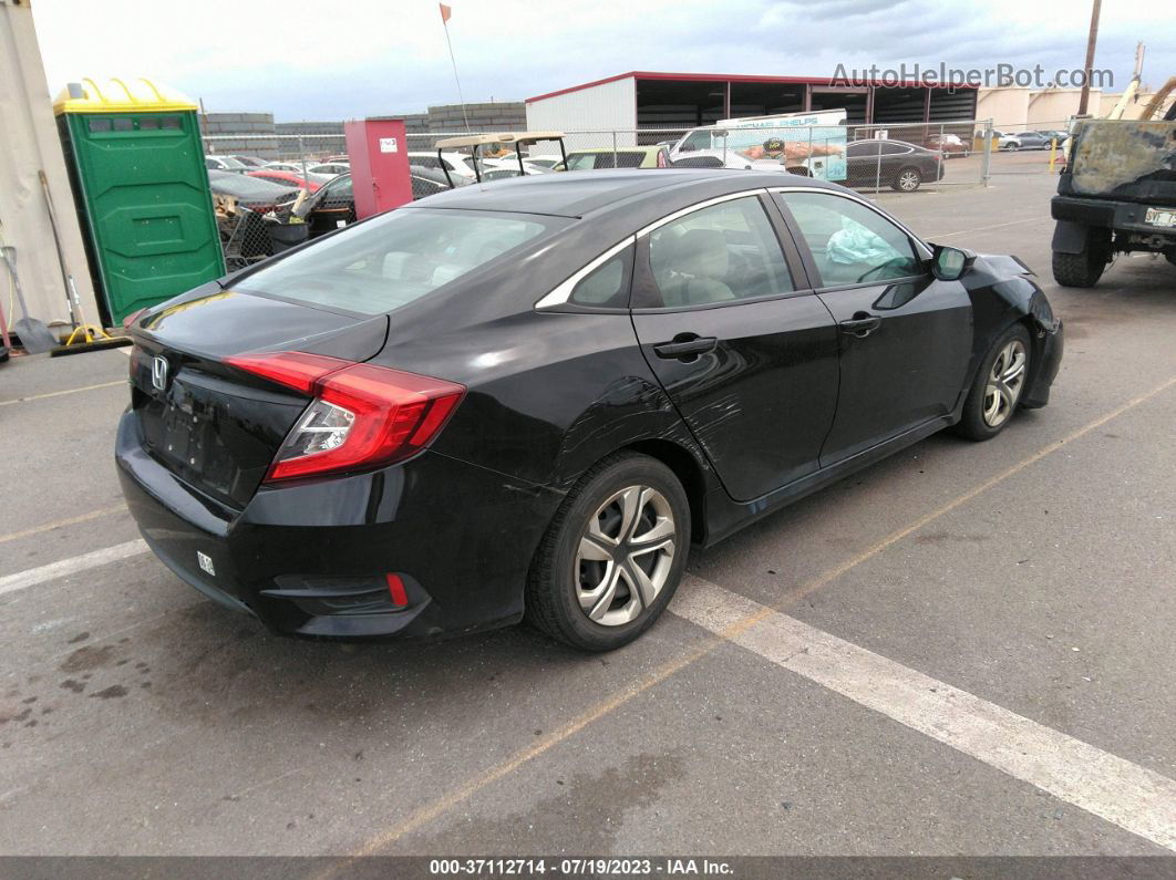 2017 Honda Civic Lx Black vin: 19XFC2F55HE034096