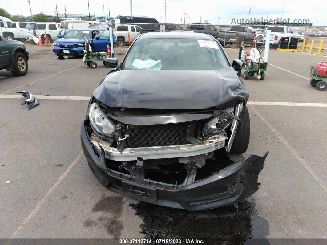 2017 Honda Civic Lx Black vin: 19XFC2F55HE034096