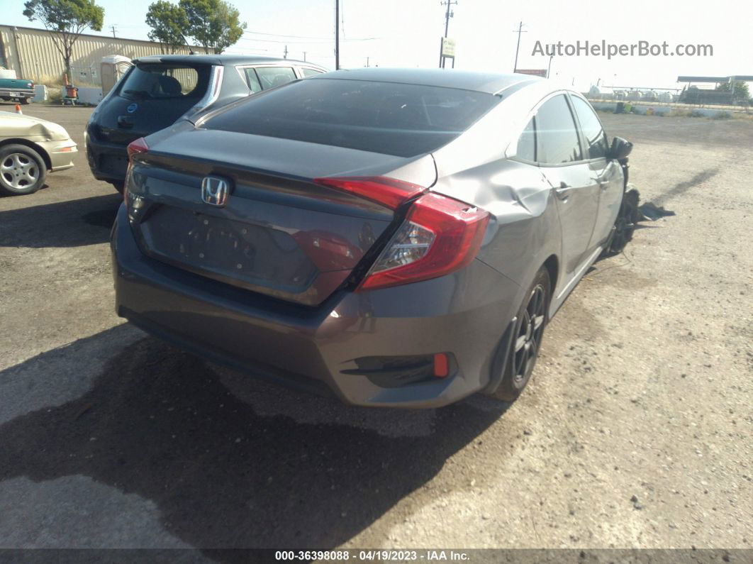 2017 Honda Civic Sedan Lx Gray vin: 19XFC2F55HE036124