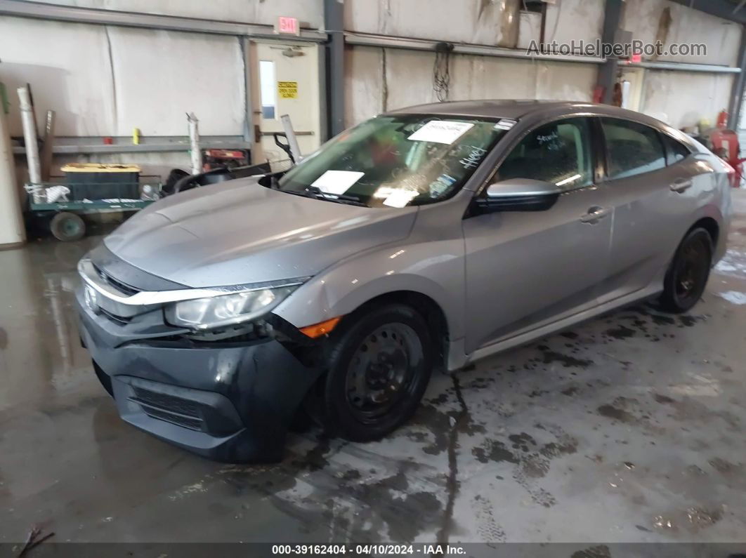 2017 Honda Civic Lx Silver vin: 19XFC2F55HE050573