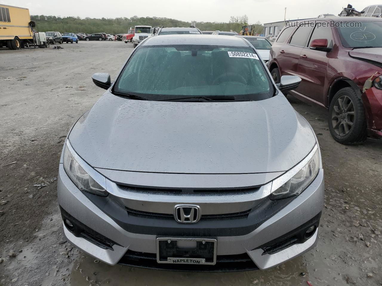 2017 Honda Civic Lx Gray vin: 19XFC2F55HE071374