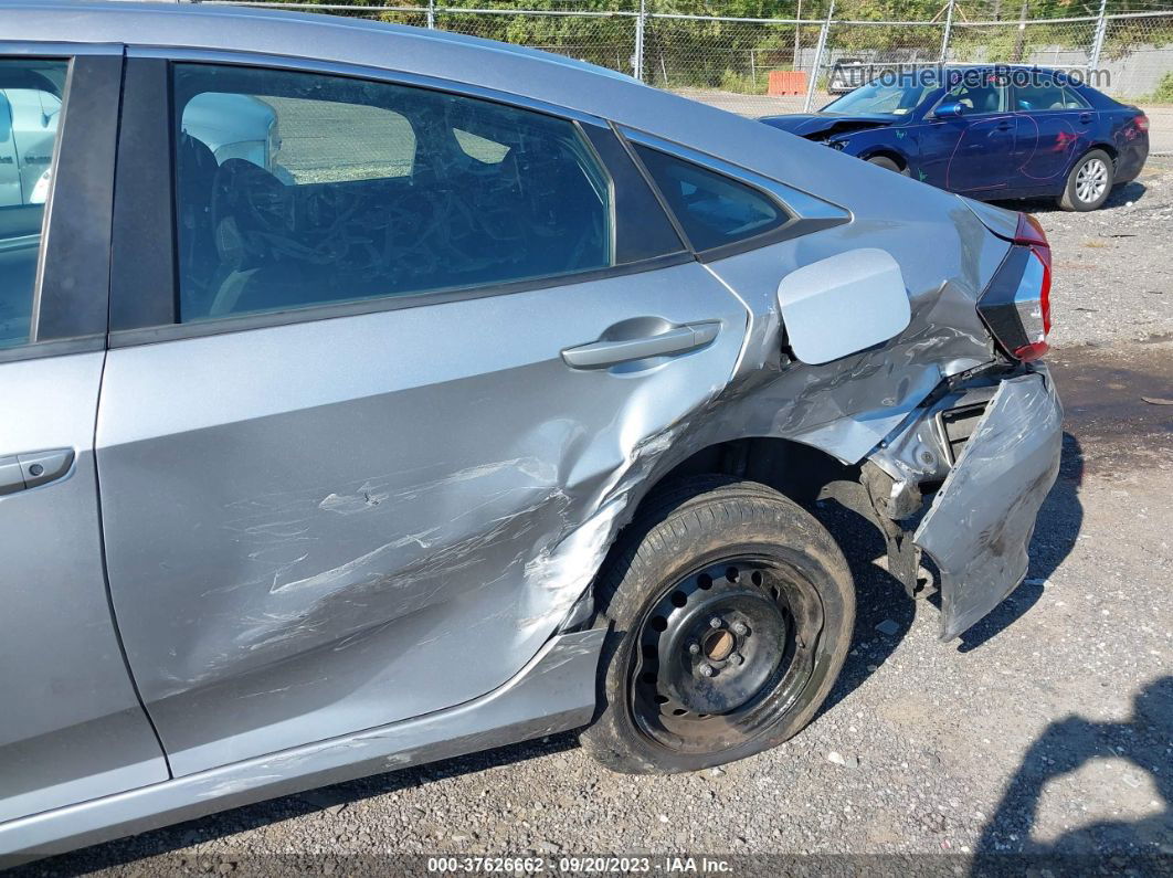 2017 Honda Civic Lx Silver vin: 19XFC2F55HE223847