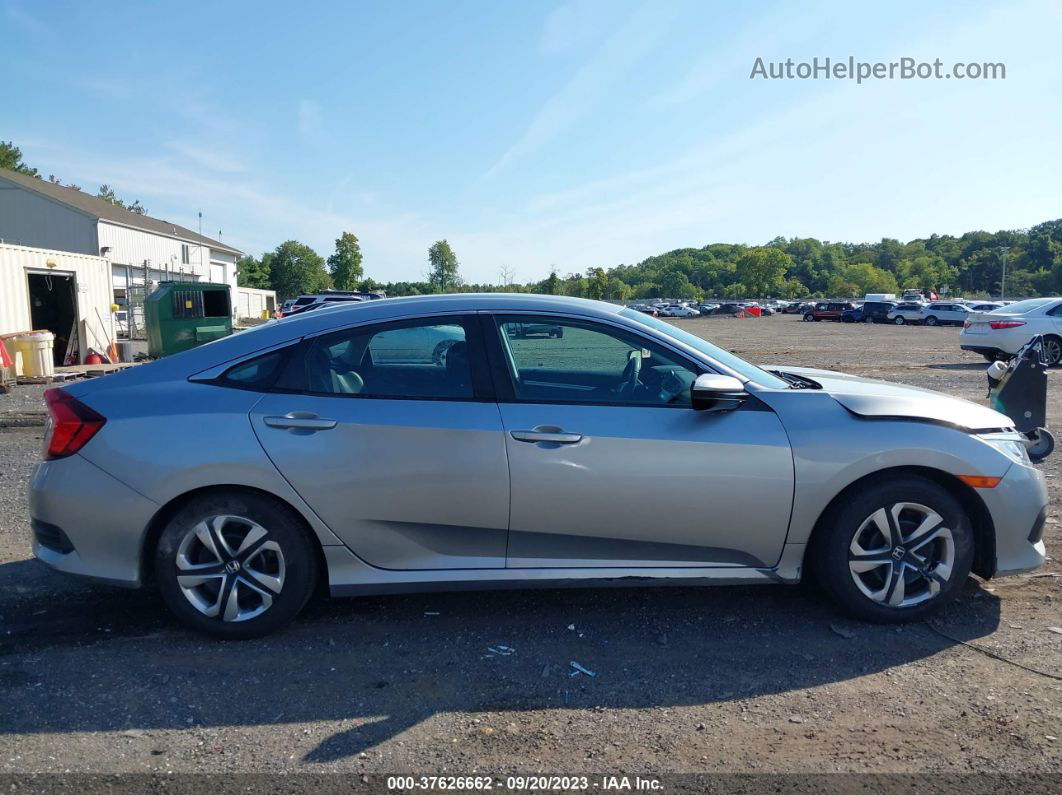 2017 Honda Civic Lx Silver vin: 19XFC2F55HE223847