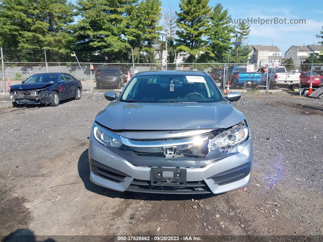 2017 Honda Civic Lx Silver vin: 19XFC2F55HE223847