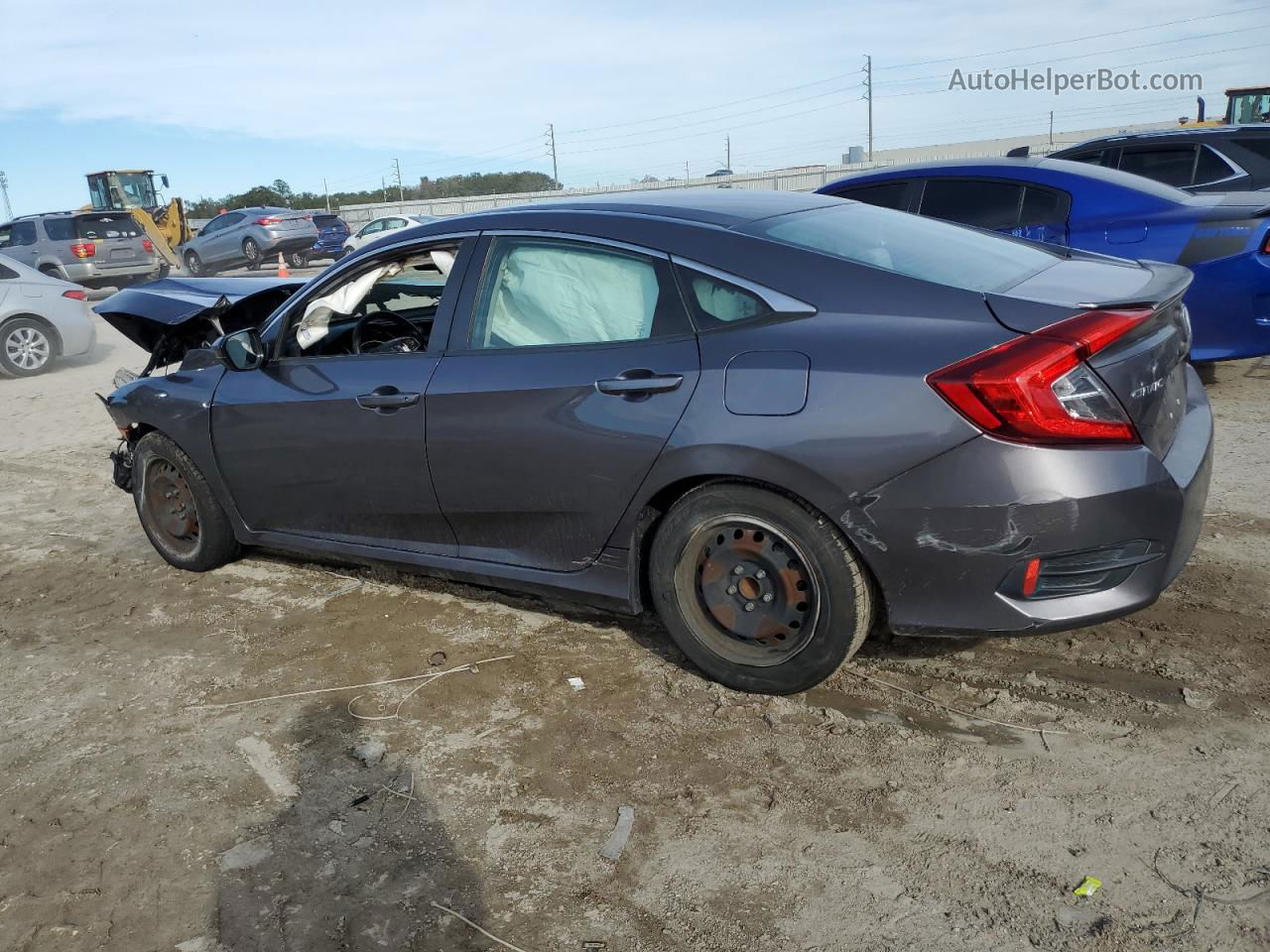 2016 Honda Civic Lx Угольный vin: 19XFC2F56GE049480