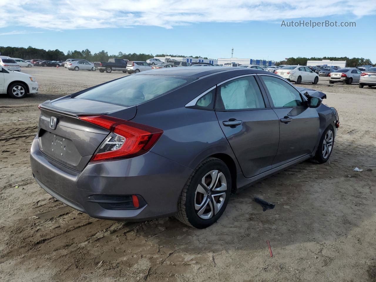 2016 Honda Civic Lx Угольный vin: 19XFC2F56GE049480