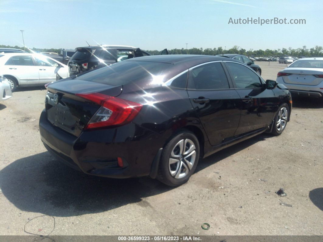 2016 Honda Civic Sedan Lx Черный vin: 19XFC2F56GE050709