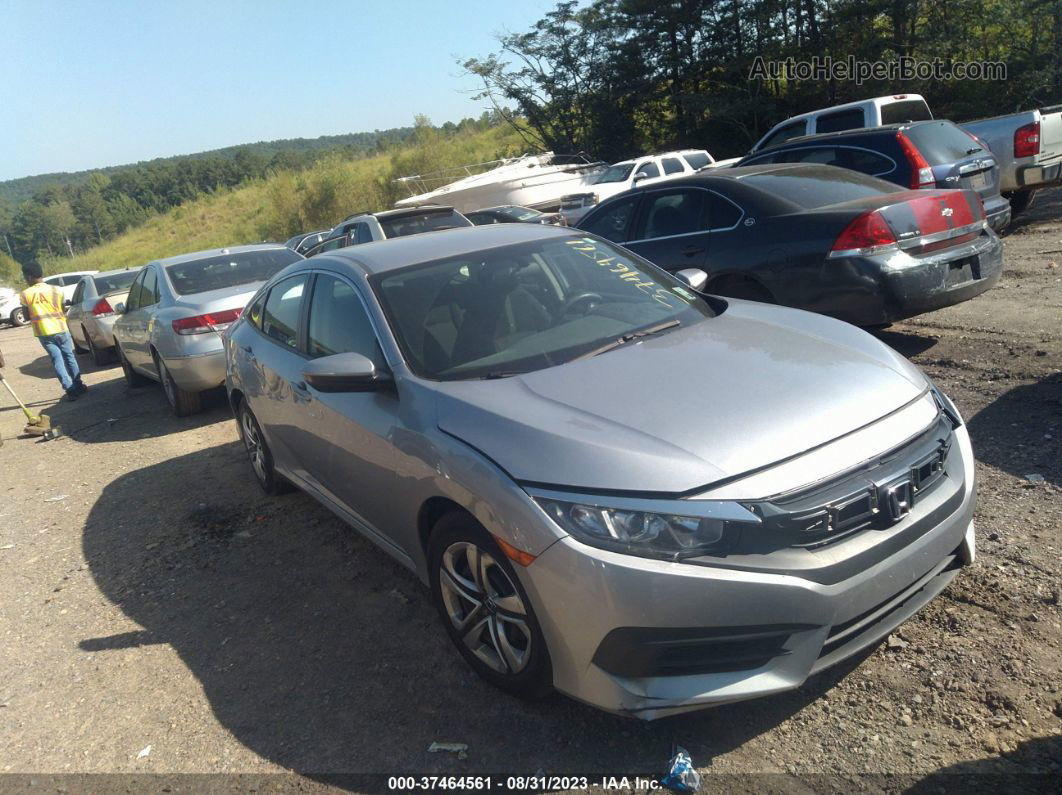 2016 Honda Civic Sedan Lx Silver vin: 19XFC2F56GE092989