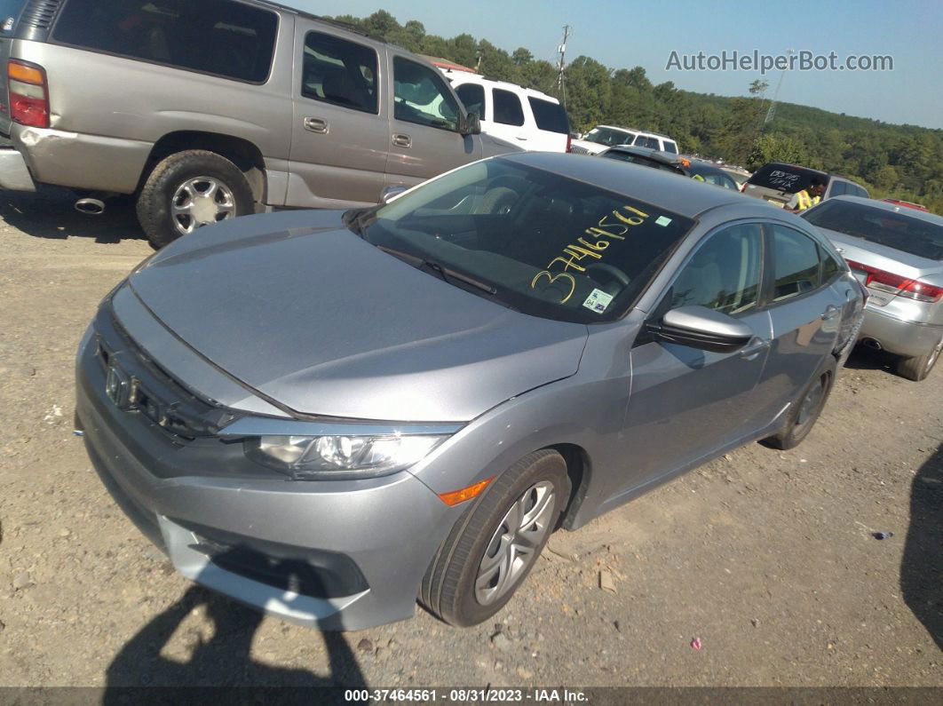 2016 Honda Civic Sedan Lx Silver vin: 19XFC2F56GE092989