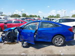 2016 Honda Civic Lx Blue vin: 19XFC2F56GE096332