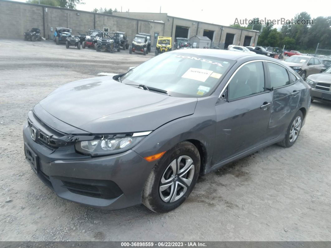 2016 Honda Civic Sedan Lx Gray vin: 19XFC2F56GE248318