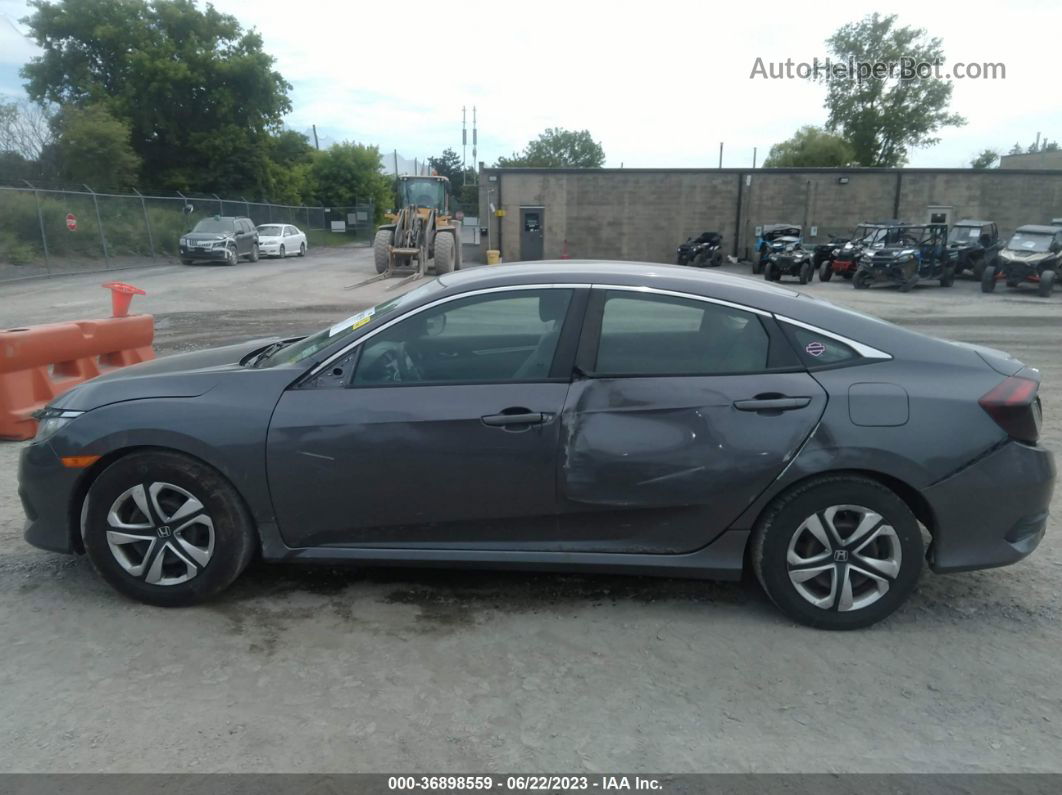 2016 Honda Civic Sedan Lx Gray vin: 19XFC2F56GE248318