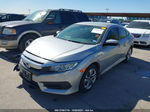 2017 Honda Civic Lx Silver vin: 19XFC2F56HE015105