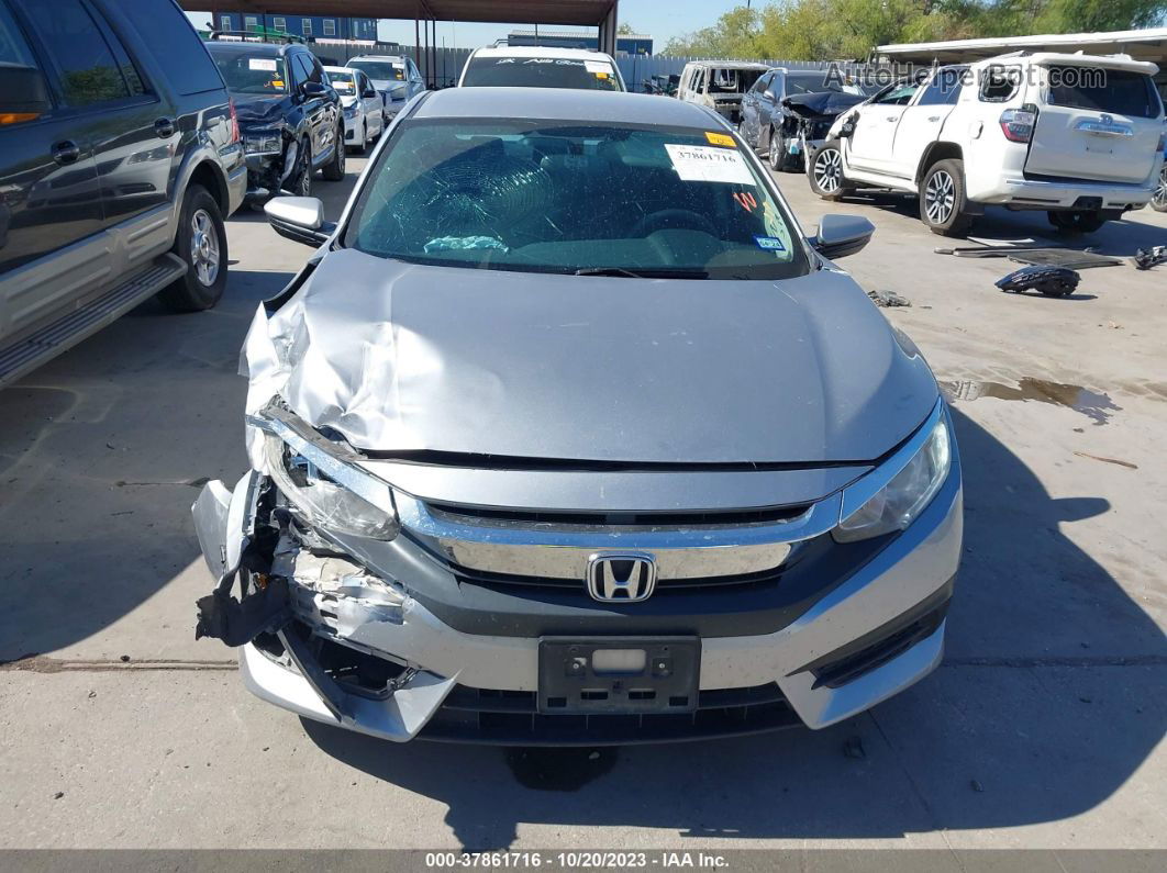 2017 Honda Civic Lx Silver vin: 19XFC2F56HE015105